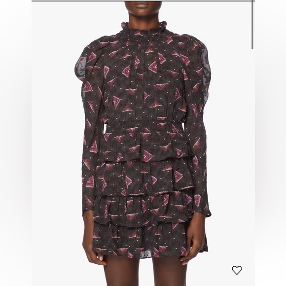 ba&sh Catia Mini Ruffled Dress - Picture 2 of 10